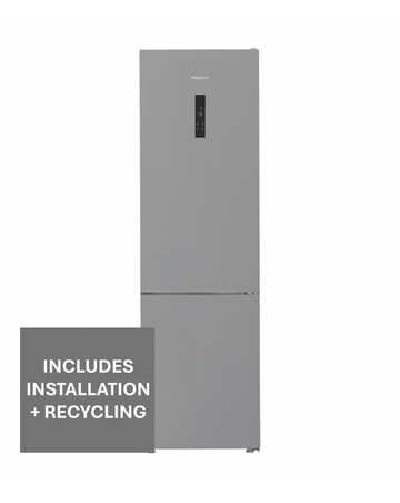Hotpoint HPK 26402 XP4UK Dual No Frost 70/30 Fridge Freezer Silver + Install