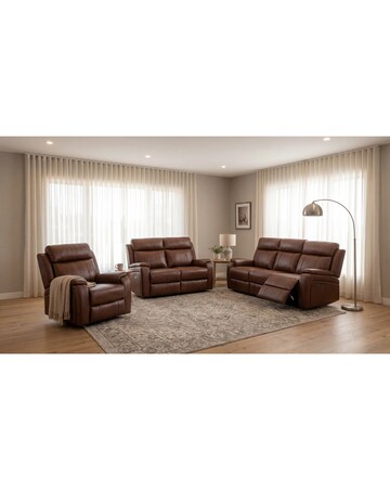 Prescott Leather Power Recliner 2 Seater Sofa