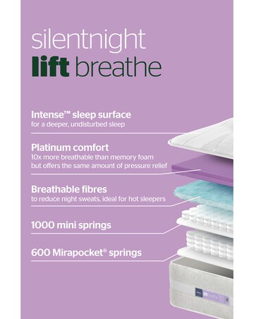 Silentnight Lift Breathe 1600 Hybrid Mattress