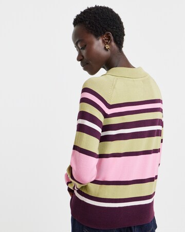 Long Sleeve Fine Knit Stripe Jumper