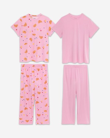 Pretty Secrets Value 2 Pack Breakfast Print Pyjama Sets