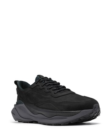 Clarks Pace Trail Lo Waterproof Trainer - Black