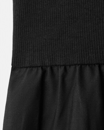 Mango Contrast-Bodice Dress