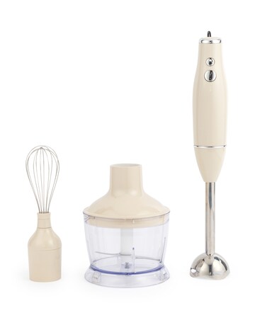 Salter Retro 3 In 1 Blender Set - Cream