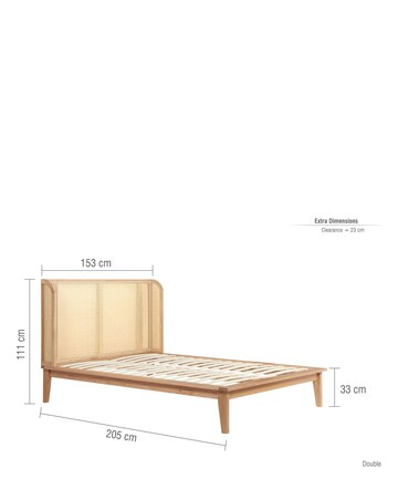 Astrid Rattan Bed Frame