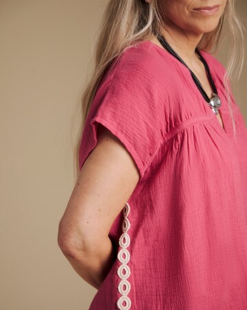 Julipa Cheesecloth Cotton Blouse