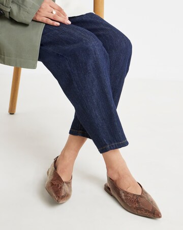 Gale Flat Slingback Shoes - Extra Wide Fit (EEE)