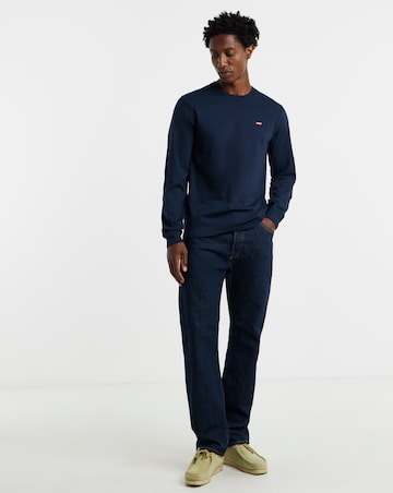 Levi's Classic Long Sleeve Housemark T-Shirt - Navy