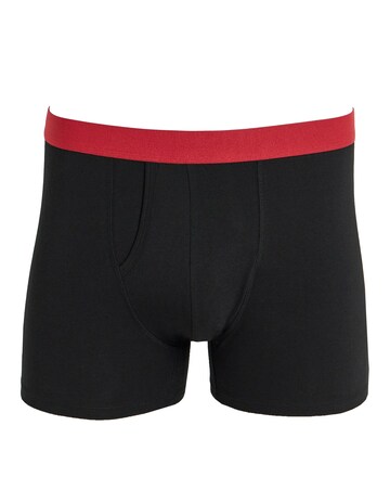 5 Pack Contrast Waistband Boxers
