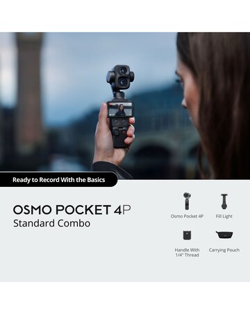 DJI Osmo Pocket 4P Handheld Gimbal Camera (Standard Combo)