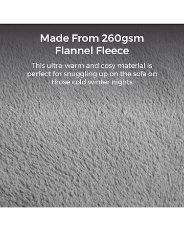 Carmen C81149GRY Heated Wearable Blanket