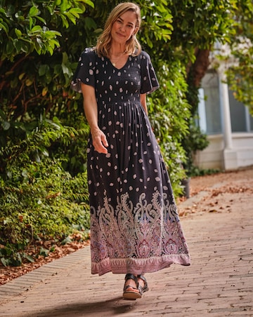 FatFace Alma Paisley Midi Dress