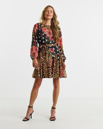 Georgette Godet Dress