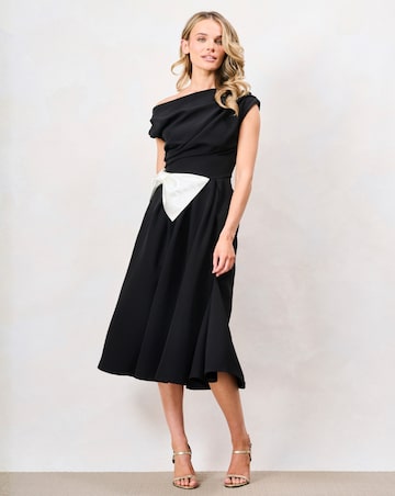 Hope & Ivy The Natalie Bow Dress