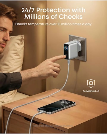Anker Prime 100W GaN 3-Port Wall Charger - Silver
