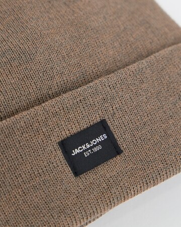 Jack & Jones DNA Hat and Scarf Giftbox - Walnut