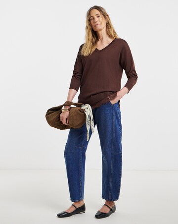 Lace V Neck Jumper