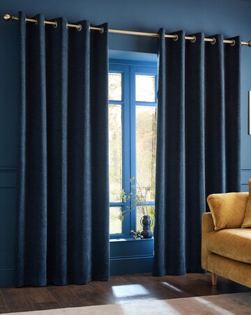 Catherine Lansfield Crinkle Chenille Curtains