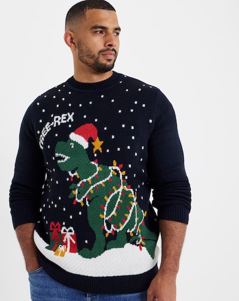 Tree-rex Christmas Jumper