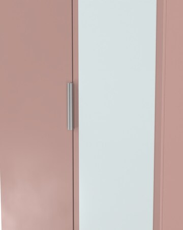 Humber Ready Assembled 2 Door Mirrored Wardrobe - Kids