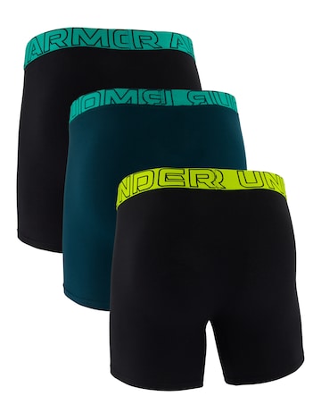 Under Armour Performance Cotton 6 Inch Boxers - 3 Pack