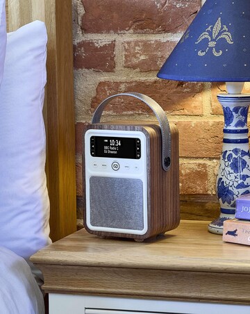 VQ Retro Mini DAB Radio - Walnut