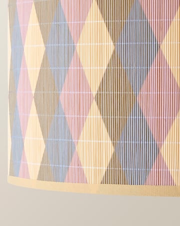 ValueLights Lori Large Diamond Print Bamboo Shade