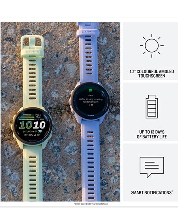 Garmin Forerunner 70 GPS Smart Watch - Cool Lavendar