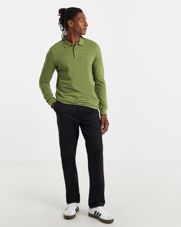 Voi 2 Pack Long Sleeve Pique Polos Long Length