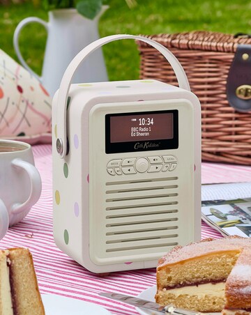 VQ Cath Kidston Spots Retro Mini DAB Radio