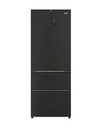Haier HFR5719ENPB 70 FD Plain Door Refrigerator Black + Install