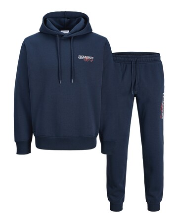 Jack & Jones Jade Hoody and Sweat Pants Set - Navy