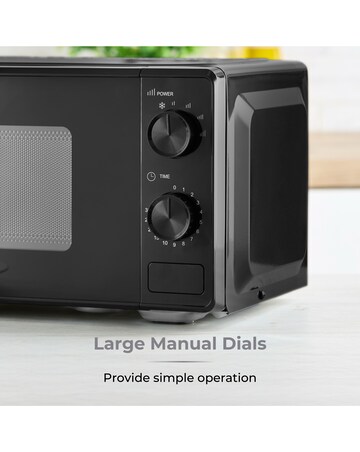 Tower 20L 800W Microwave Black