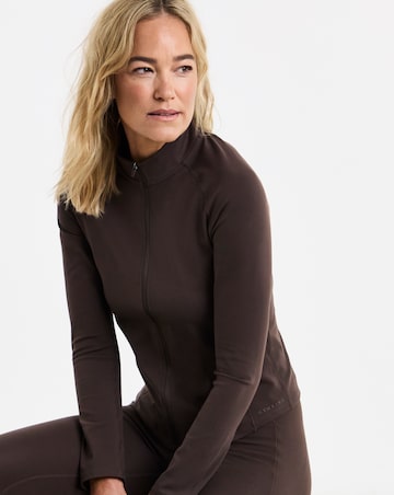 Gym King Peach Luxe Full Zip Jacket