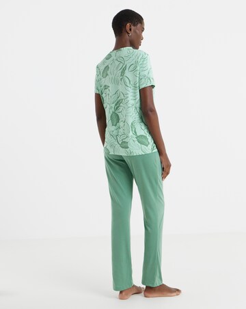 Value Pyjama Set Leaf Print