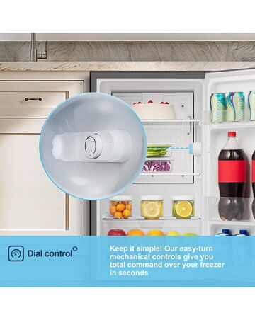 Fridgemaster MUL4892MES Under Counter Fridge - Silver E Rated