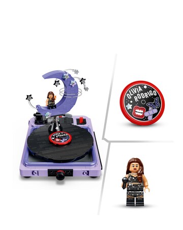 LEGO Olivia Rodrigo Vinyl Concert Stage with Moon