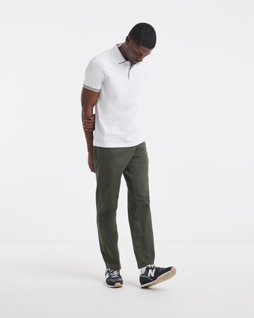 Tipped Pique Polo Long
