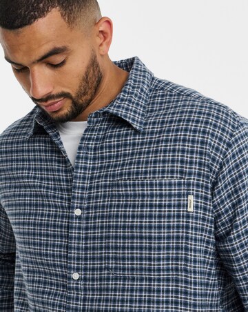 Jack & Jones Frederiksberg Flannel Long Sleeve Shirt - Blue