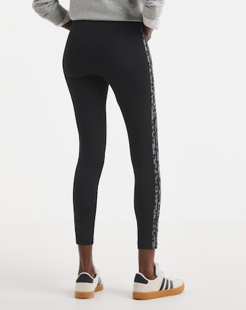 adidas 3 Stripe Leopard Print Legging