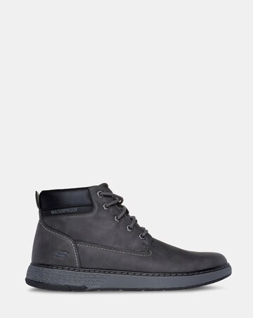 Skechers Waterproof Garlan Deno Boot - Charcoal