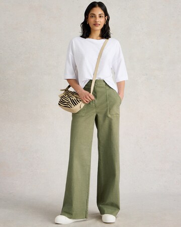 WHITE STUFF TWISTER WIDE LEG TROUSER