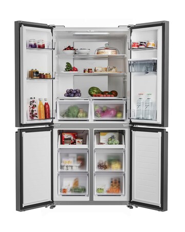 Hoover H FRIDGE 700 MAXI HHCR3818EWPL Total No Frost Fridge Freezer Inox Install