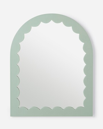 Dalia Scallop Arched Wall Mirror