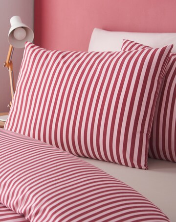 Catherine Lansfield Epping Textured Stripe Duvet Cover Set