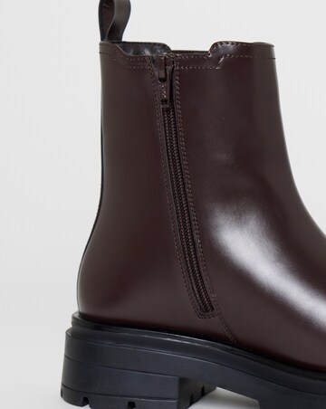 Domino Chunky Chelsea Ankle Boots - Extra Wide Fit (EEE)
