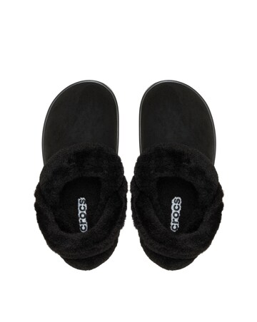 Crocs Black Classic Unfurgettable Vegan Suede Clog - Standard Fit