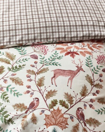 Catherine Lansfield Woodland Stag Duvet Cover Set