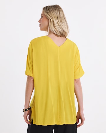 Textured Crinkle Tunic Top
