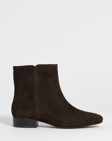 Candice Classic Suede Ankle Boots - Extra Wide Fit (EEE)